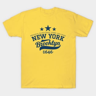 Vintage New York Brooklyn ,Vintage  Brooklyn Schriftzug, Vintage Brooklyn Logo T-Shirt